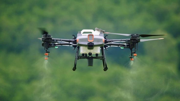 Drones for surveying in green field