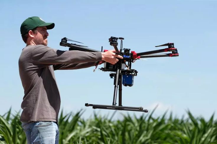 Drones for surveying in crop field