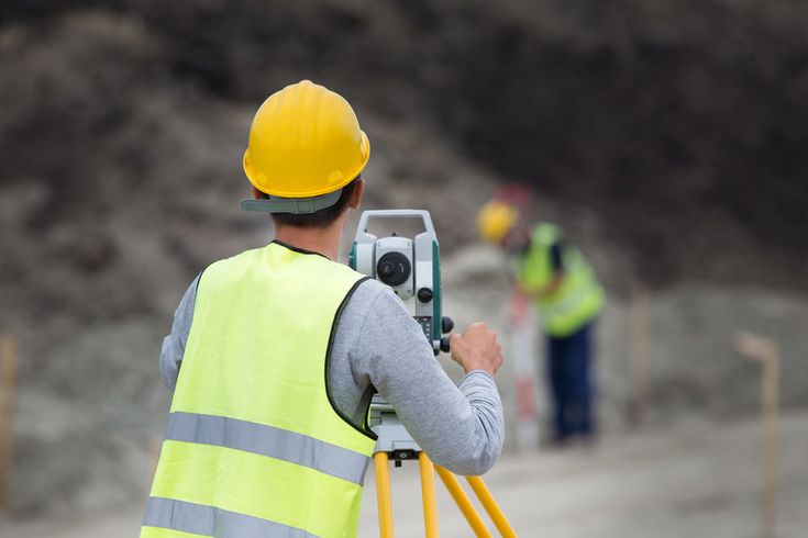 property surveying in progress