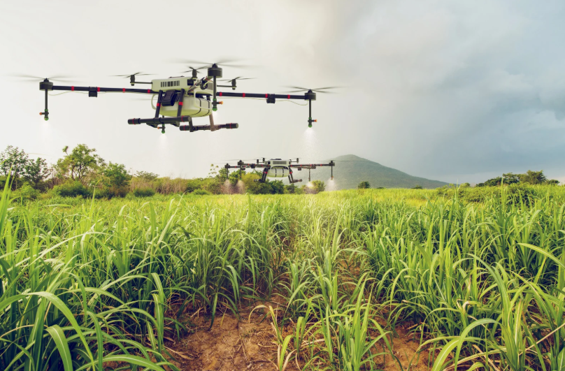 Drones used in property surveying
