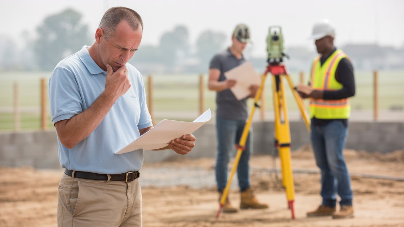 Land Survey Company on site 